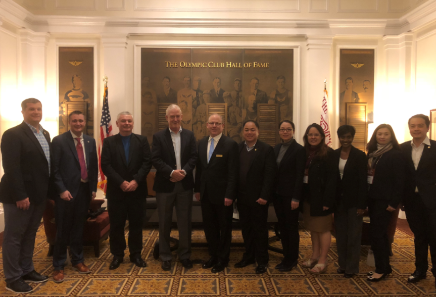 CMAA_-World_Conference_-_Singapore_Delegates_have_private_tour_of_the_Olympic_Club